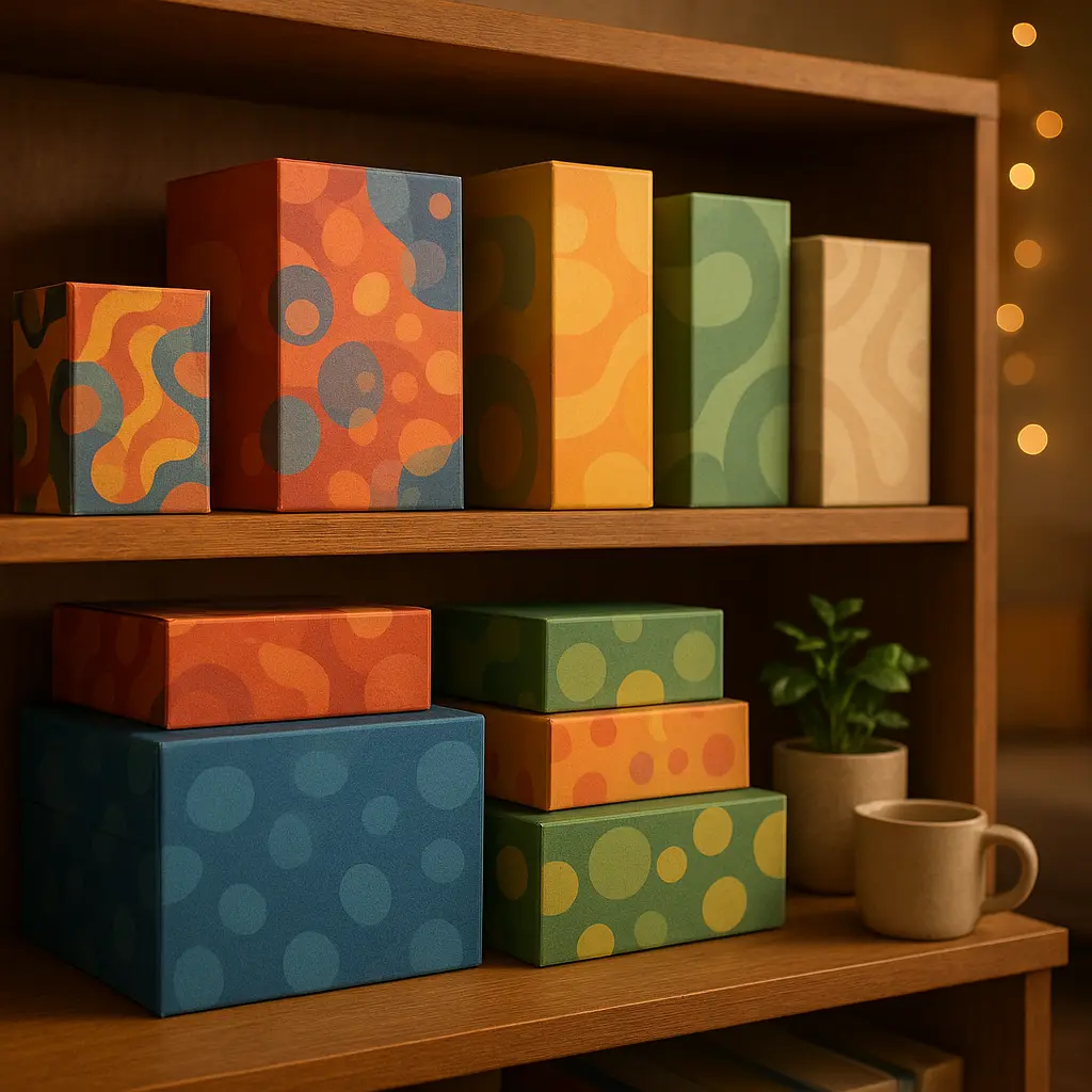 Brettspiele und Familienspiele im Regal